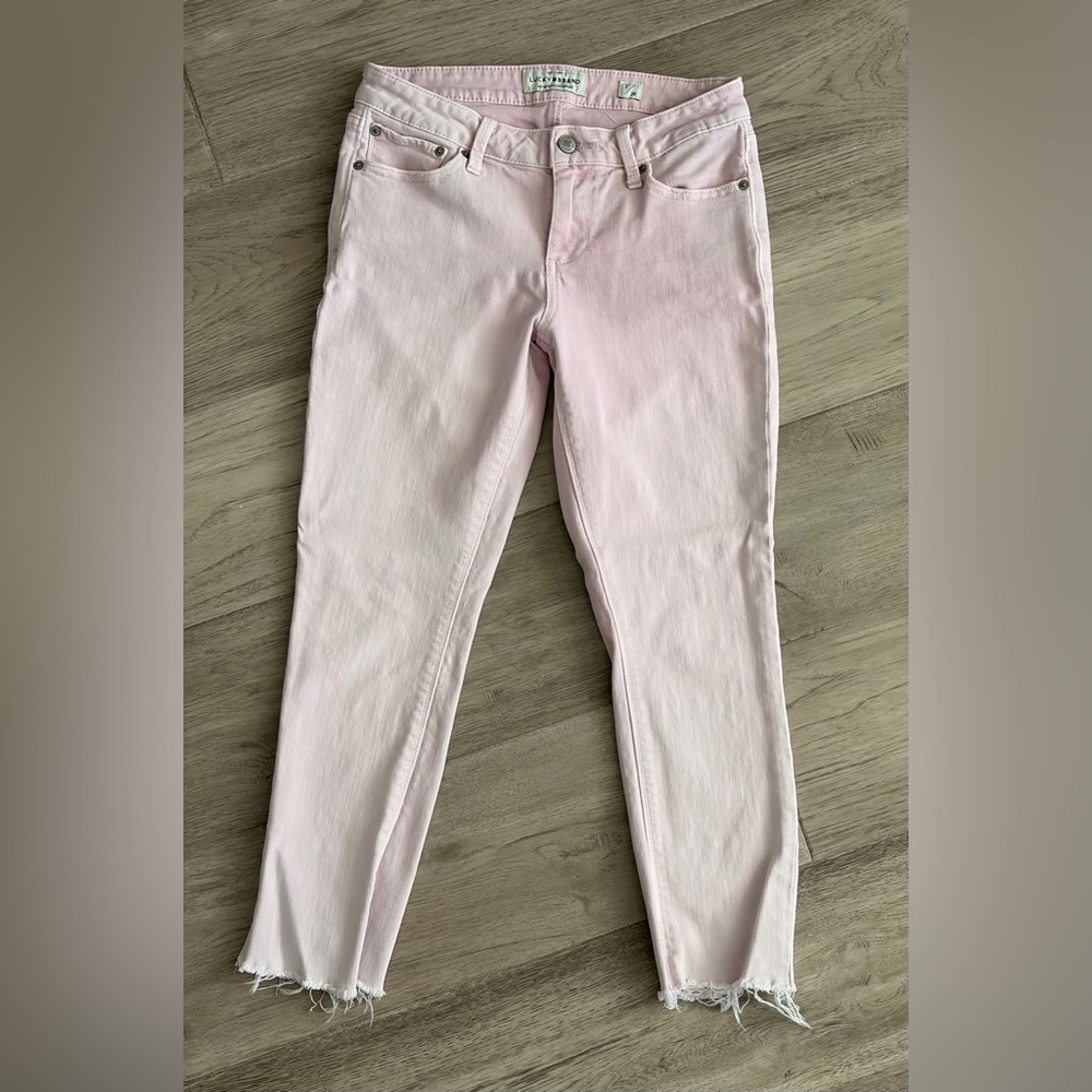 Lucky Brand Blush Pink Denim Jeans